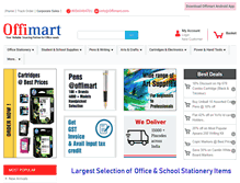 Tablet Screenshot of offimart.com